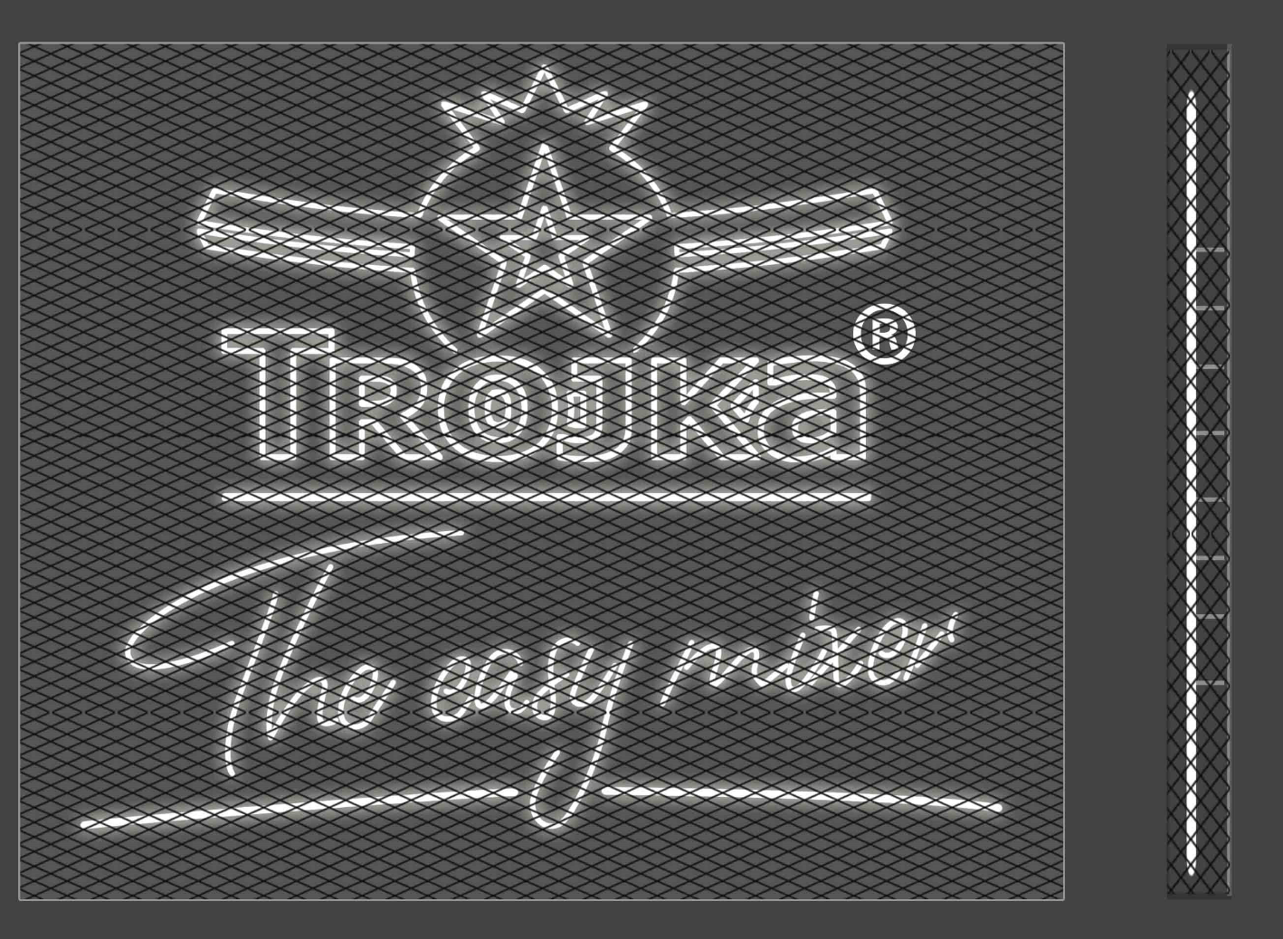 Trojka Leuchtschild Premium (Gitter)